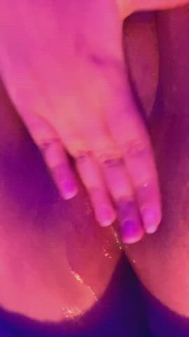 bbw creamy cum ebony pussy pussy lips pussy spread wet pussy wet and messy gif