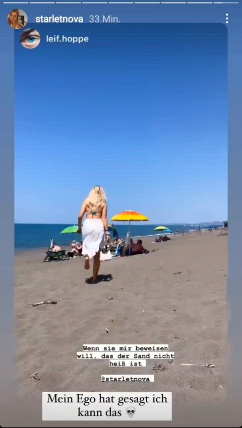 beach big tits bouncing bouncing tits tits gif