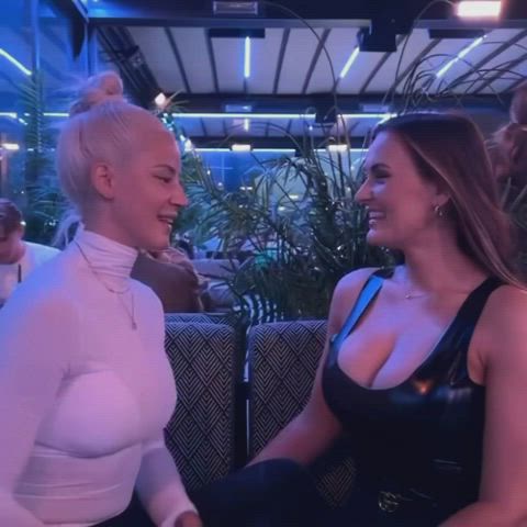 bouncing tits slapping tits gif