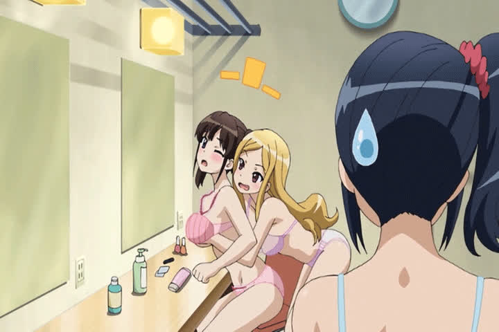 Animation Anime Big Tits Hentai Lesbian Sister gif