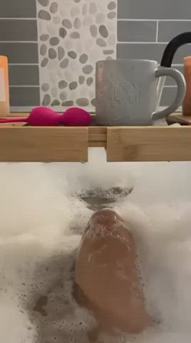 bathtub big nipples cum vibrator gif