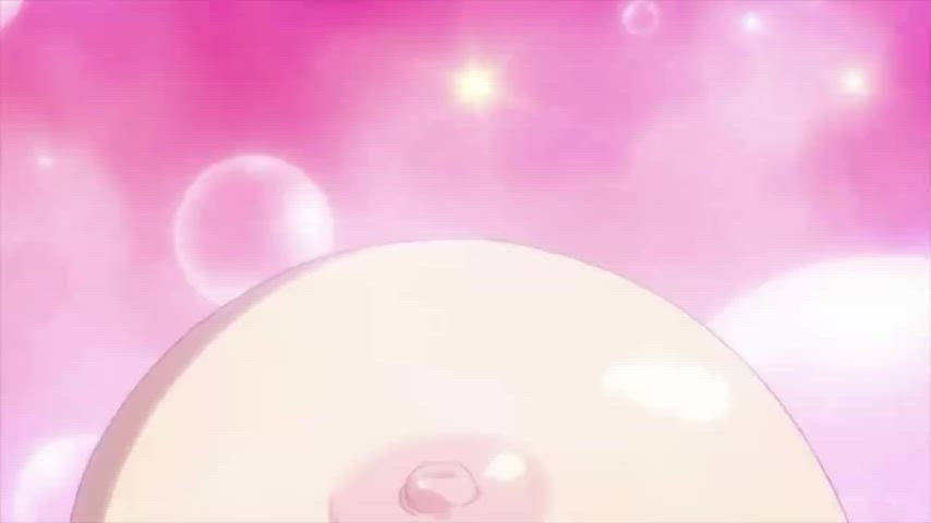 animation anime boobs breastfeeding cartoon hentai lactating tits gif