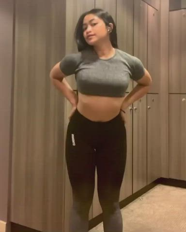 Asian Babe Fitness Indonesian Tribute gif
