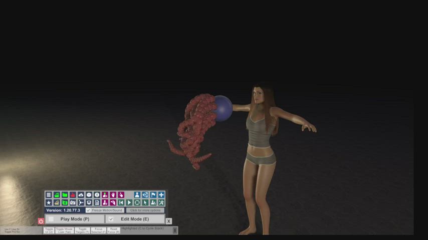 3D Female Tentacles gif