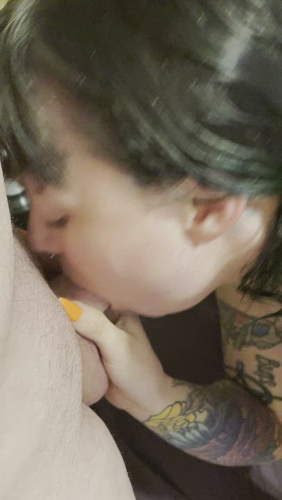 Blowjob Deepthroat Real Couple gif