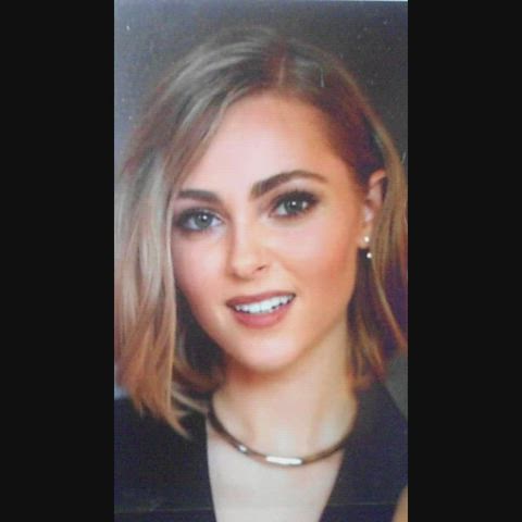 Cum tribute for beautiful angel AnnaSophia Robb. PERFECT FACE for FACIAL