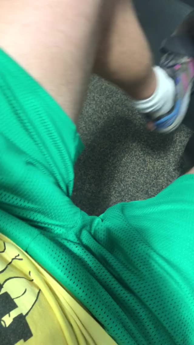 Commando Boner at the Gym