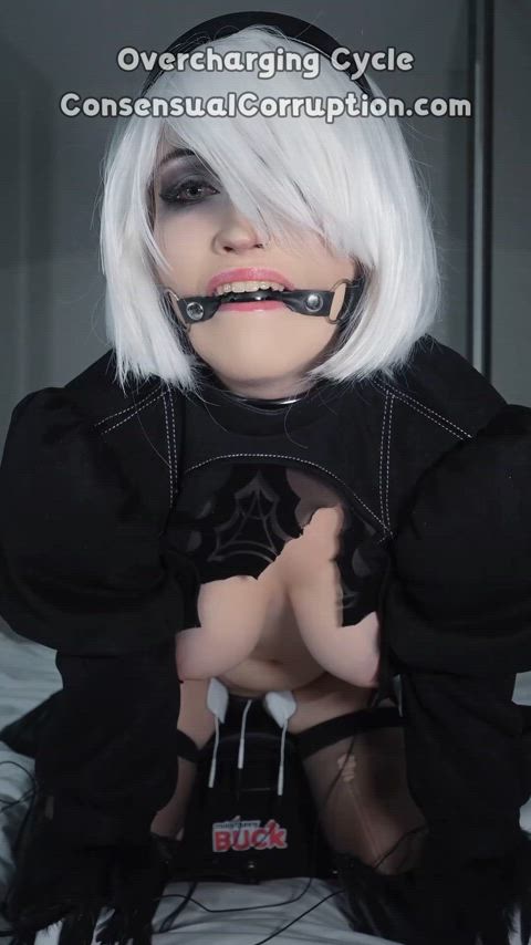 cosplay electro orgasm gif