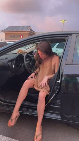 Got changed in the grocery store lot after the beach- full video &amp; in store