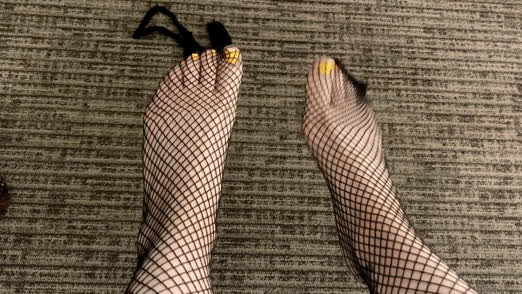 Feet Feet Fetish Fishnet Foot Fetish Toes gif