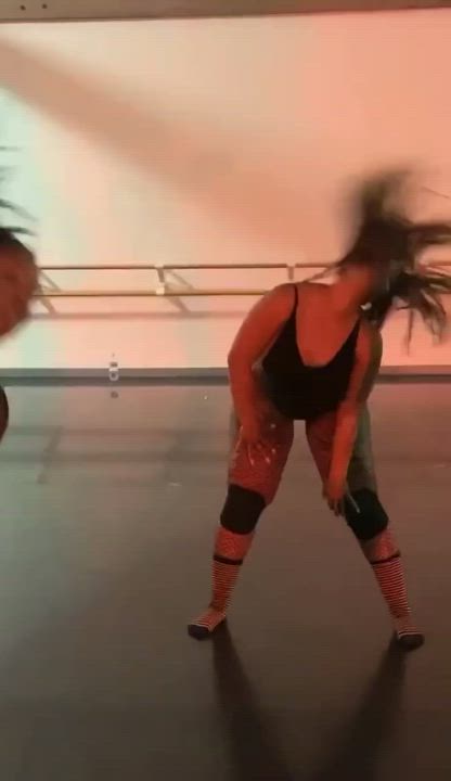 Ass Booty Dancing Ebony Fishnet Thick gif