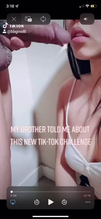 Asian Blowjob TikTok gif