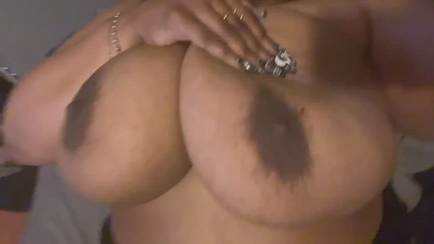 bbw big tits boobs ebony tits gif