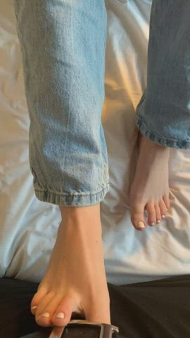 Are my feet good enough to give you a footjob?