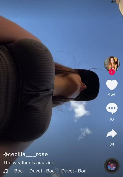 Big Tits Natural TikTok gif