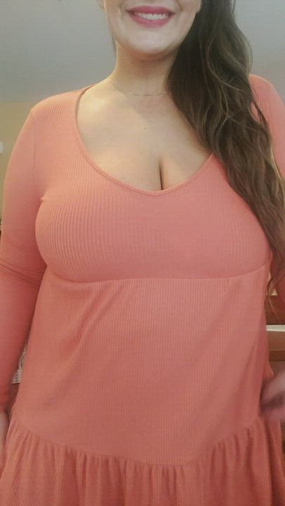 My tits look big at first, but massive when I take them out ?