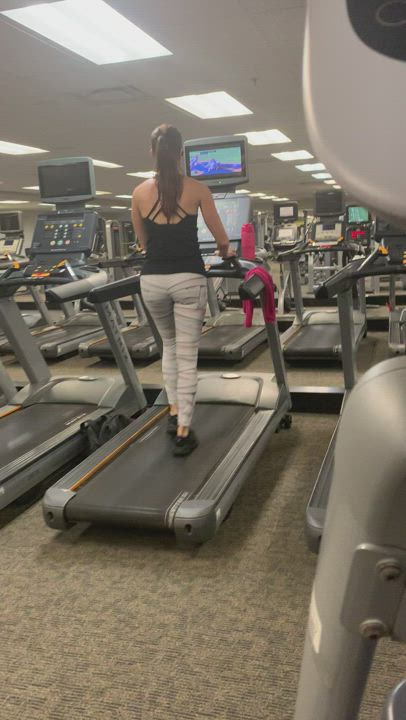 Followed my Aunt to the gym