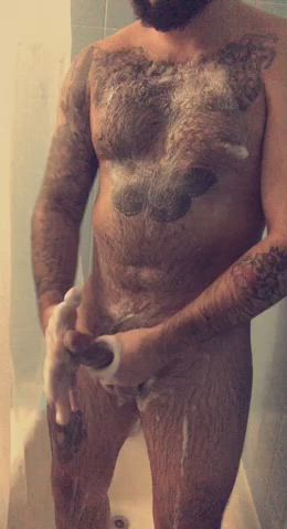 Cock Shower Tattoo gif