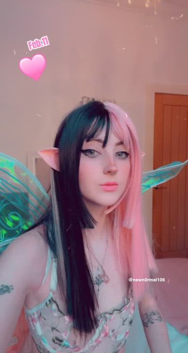 have you ever dreamt of filling up an innocent little fairy girl? ?✨