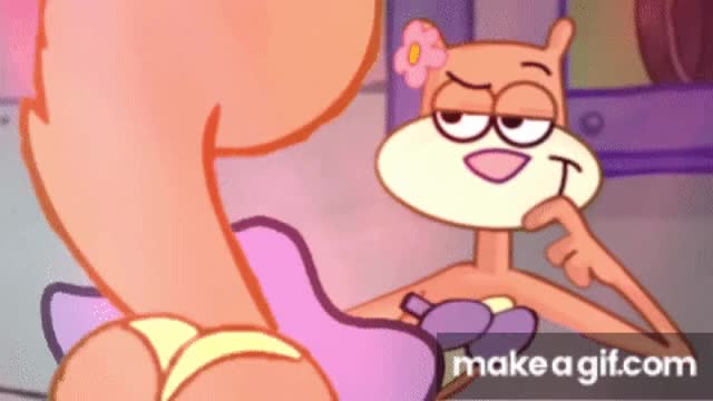 sandy cheeks's sexy ass twerk