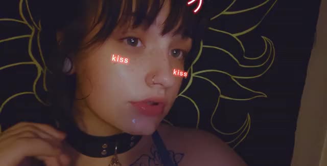 Babykamiko showing off her Beautiful Wet Tongue