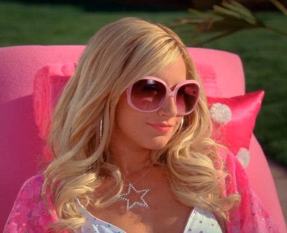 ashley tisdale celebrity feet female glasses gif