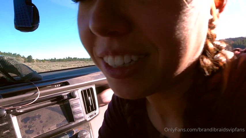 blowjob car car sex licking sucking tongue blowjobs in-the-car tiny-tits gif