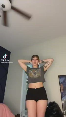 Dancing Small Tits TikTok gif