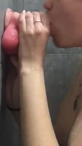 18 years old blowjob deepthroat dildo huge dildo shower teen throat fuck tits gif