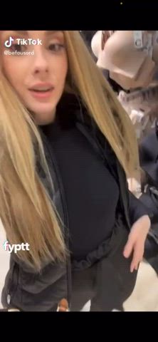 Nude TikTok Tits gif