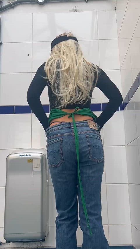 ass booty public gif