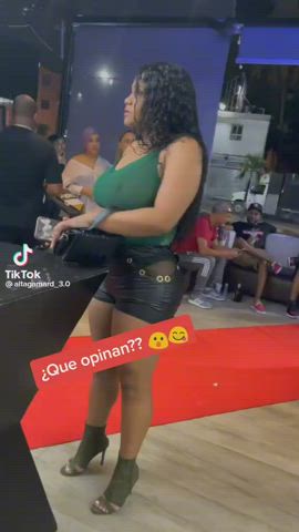 Big Tits Latina Nipples See Through Clothing gif