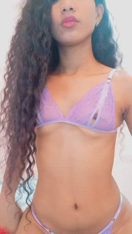 Big Ass Curly Hair Dancing Eye Contact Lingerie Long Hair Natural Skinny Small Tits