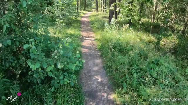 I love cycling in the forest with my stepbrother