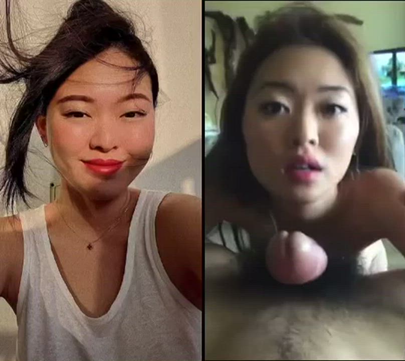 Casual pictures and bj video collage