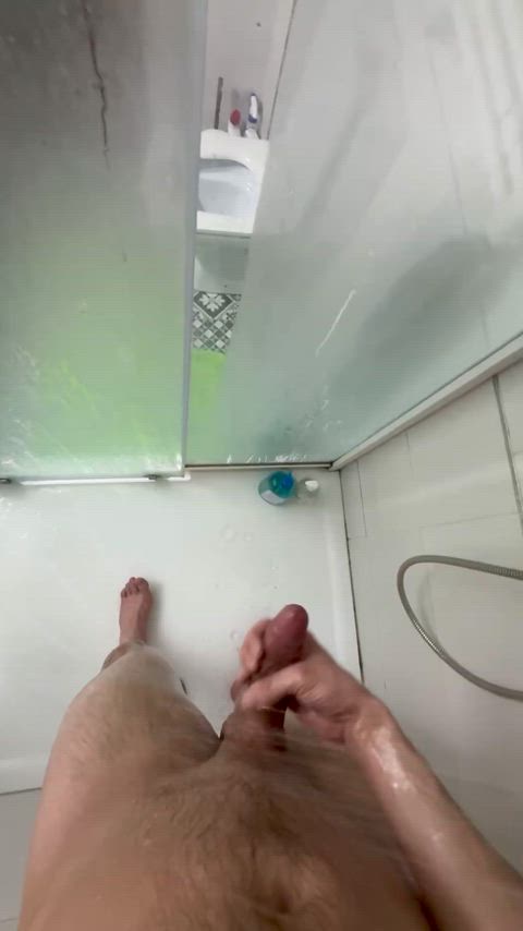 balls cock milking cum cumshot cumshots jerk off male masturbation pov uncut multiple