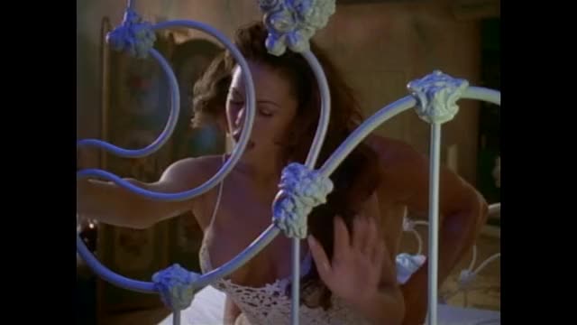 Krista Allen - Emmanuelle - A World of Desire (1994) - in negligee hooking up w/
