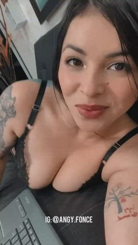 big ass big tits booty colombian latina onlyfans smile tattoo white girl gif