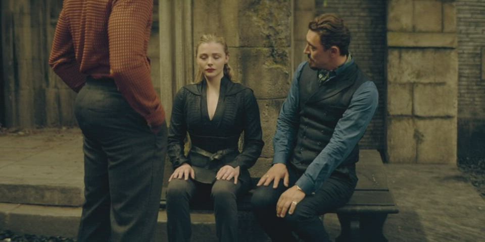 Chloe Grace Moretz being an obedient slave robot