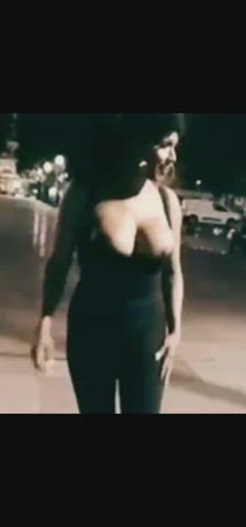 boobs braless flashing nipple nipples public tits gif