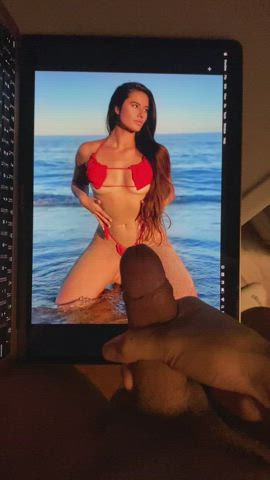 jerk off latina tribute gif