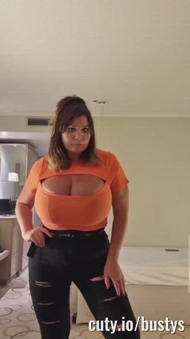 bbw big tits busty chubby halloween huge tits ukrainian gif