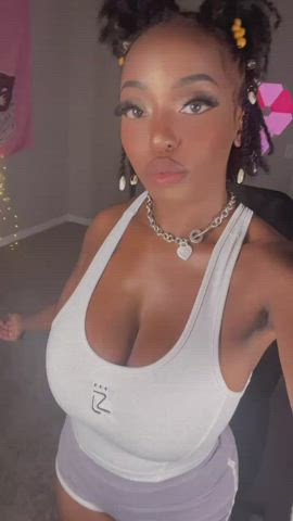 boobs booty busty ebony onlyfans gif