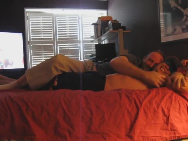 Bed Sex Blindfolded Tickling gif