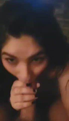 amateur big tits deepthroat gif