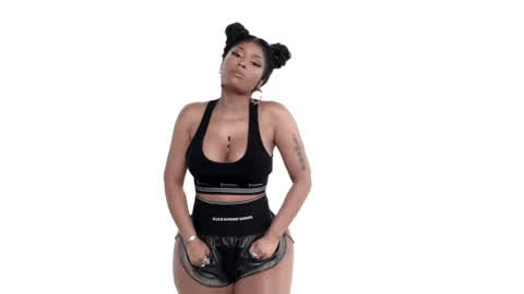 Big Ass Big Tits Celebrity Ebony Nicki Minaj Sport gif