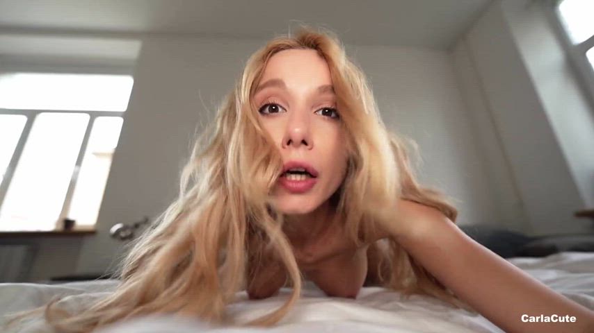 blonde carlacute orgasm orgasms gif