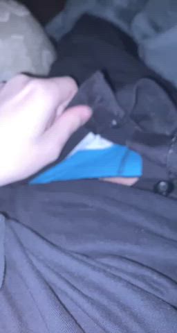 cock jerk off rubbing gif