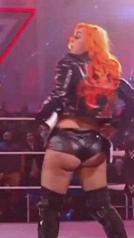 pawg redhead thick wrestling gif