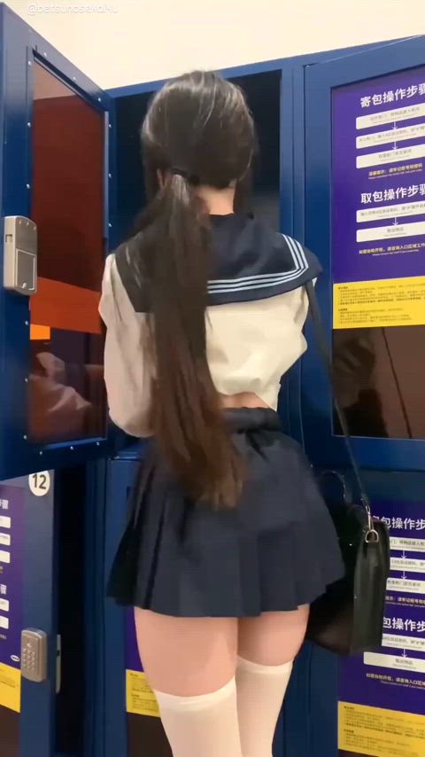 asian chinese schoolgirl gif